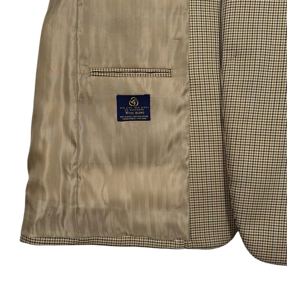 Macy’s Camel Silk/Wool/Cashmere Blend Sport Coat - Picture 10 of 11